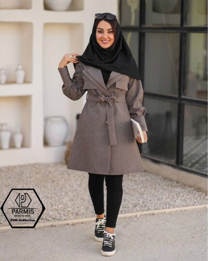 مانتو کوتاه دو یقه