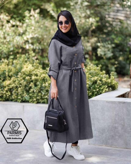 مانتو بلند جلو بسته