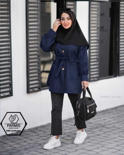 مانتو کوتاه جلو بسته